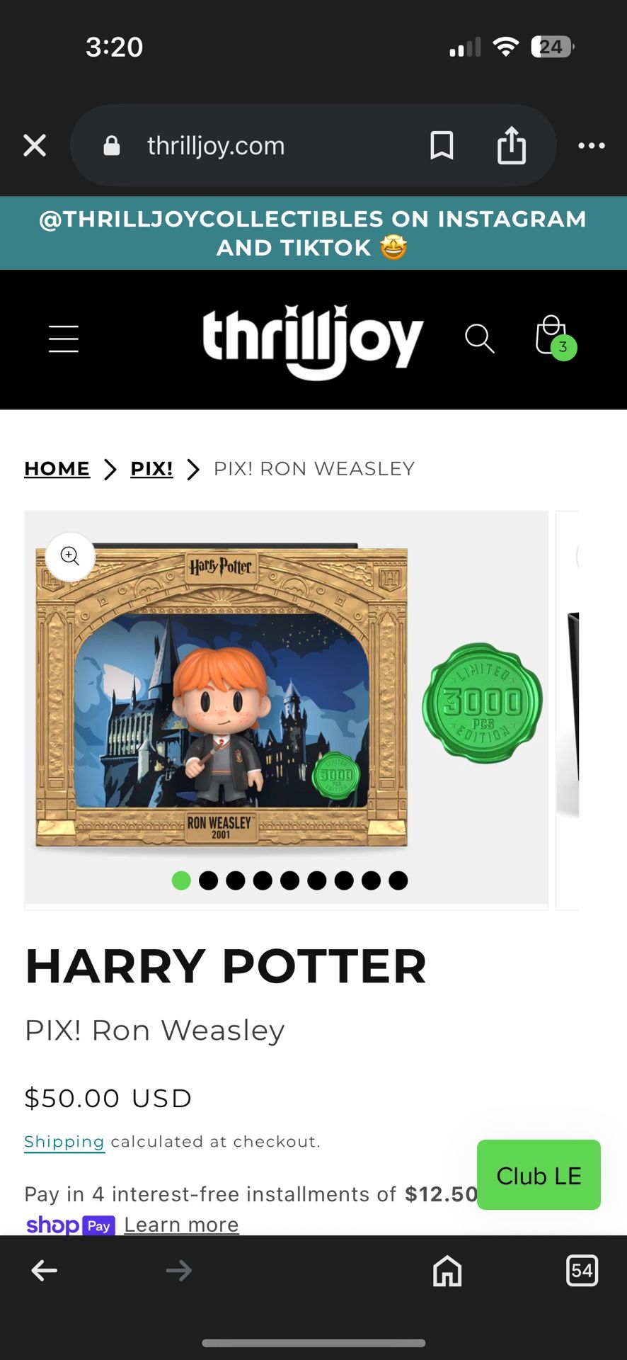 Thrill Joy X Harry Potter