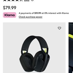 Logitech G435 headset