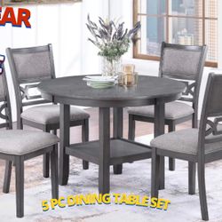 5 Pc Dining Table Set 