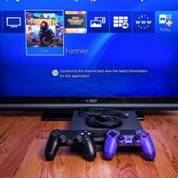 🔥PS4 Slim + 2 Controllers (Works Perfect) Ready to Play