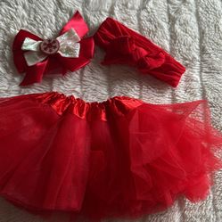 Baby Tutu And 2 Headbands 