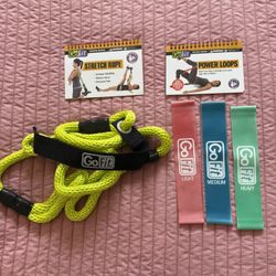Go Fit Stretch Rope and Exercise Bands 