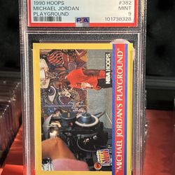 1990 Hoops Michael Jordan Playground PSA 9