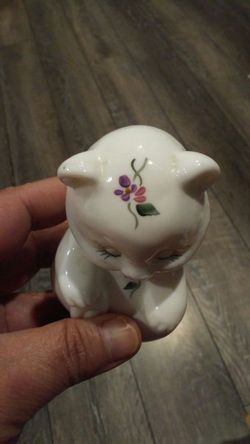 Hand painted and signed porclain panda