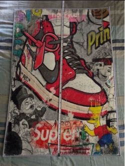 Custom Jordan soft rug