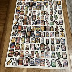 1979 Topps Wacky package sticker uncut sheet 132 cards- 2 sheets available.