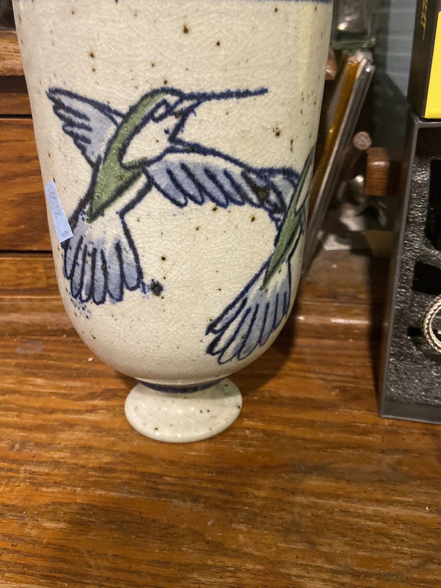 Pottery I’m in birdfeeder