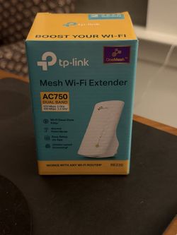 TP-Link AC750 Mesh Wi-Fi Extender (RE220)