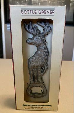 CAST IRON DEER BOTTLE OPENER