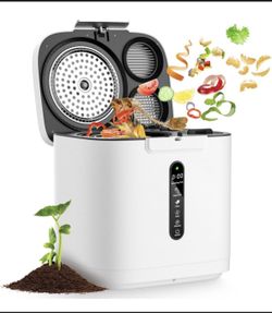 4L Electric Composter for Kitchen, Smart Compost Bin Outdoor/Indoor, Odorless/Auto-Cleaning/ 3 Modes/Intelligent LED Display, Turn Food Waste to Ferti