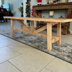 MODER & RUSTIC TABLE-BENCH