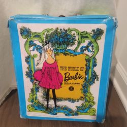 Vintage Mattel The World of Barbie Doll Case 1968 #1002- NO ACCESSORIES DRAWER