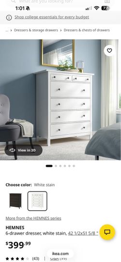 6-drawer dresser