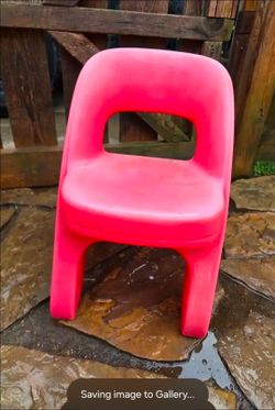 Toddler plastic chair