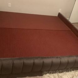 MCM Platform King Size Bed Frame