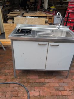 Sink with 240 volt burners
