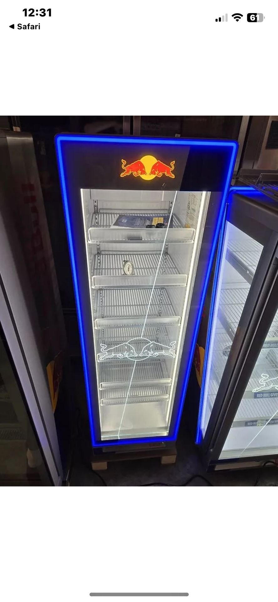 Refrigerator Red Bull