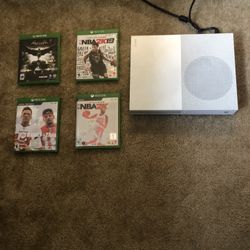 Xbox One S 500 GB, With Games And Cables