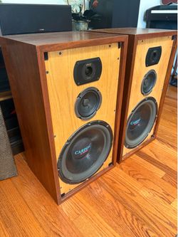 Vintage home audio speakers
