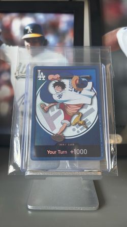 Luffy dodgers card