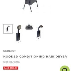 Hooded Conditioning Hair Dryer