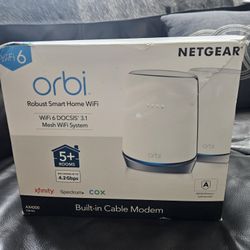 Orbi WiFi 6. Up To 4.2 Gbps. 5+rooms