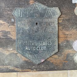 NAA (National Automobile Association) WESTREN STATES AUTO CLUB GRILL DECAL
