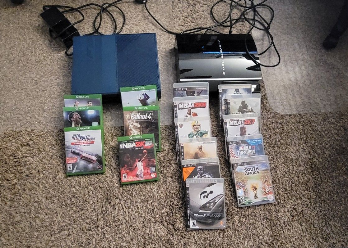 XBOX ONE AND PS3 And Game!