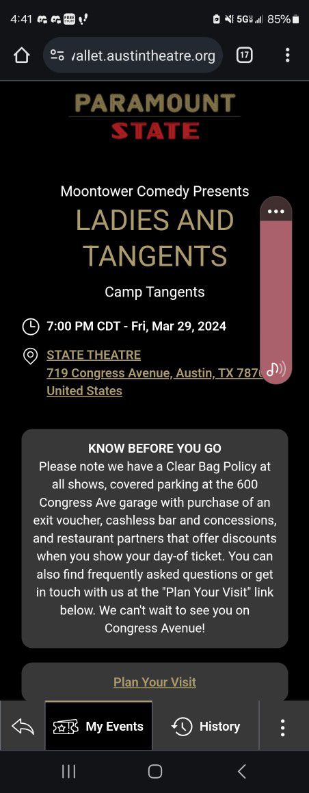 Ladies And Tangents Tickets 