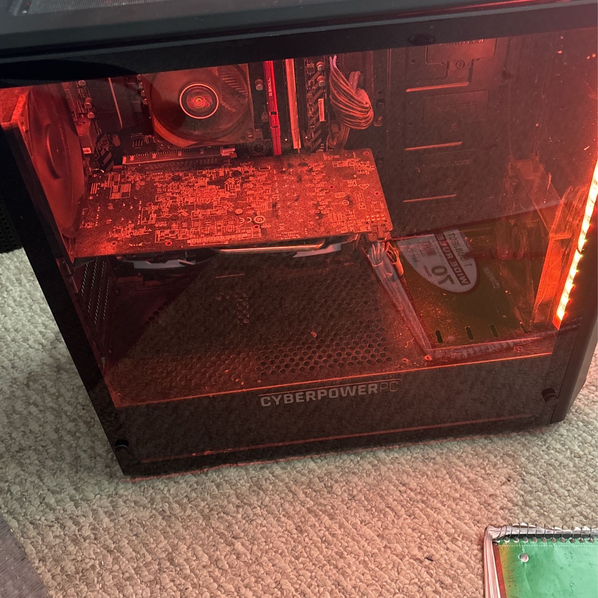 CyberpowerPC- AMD Ryzen 5 1400 3.2 GHZ CPU - 8GB Memory - AMD Radeon RX 580 - 1 TB (READ DESC)