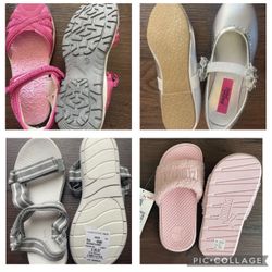 New Girls Sandals, Size 3 $45 for all 4pairs