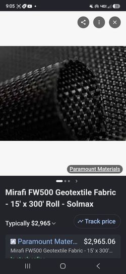 Mirafi FW500 Geotextile Fabric Roll