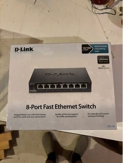 D-LINK 8-PORT FAST ETHERNET SWITCH