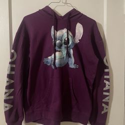 Disney Lilo & Stitch "Ohana" Purple Hoodie