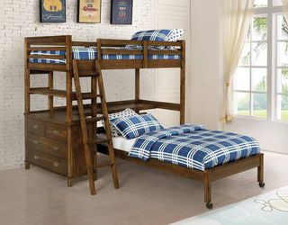 Workstation Twin/Twin Bunk Bed $575 SALE! Best Deal!