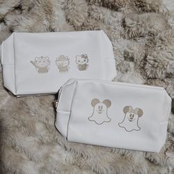 Engraved Hello Kitty, Minnie Mickey Halloween Makeup Bag