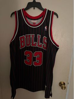 Chicago Bulls Mitchell Ness NBA Jersey Pippen Black 2XL