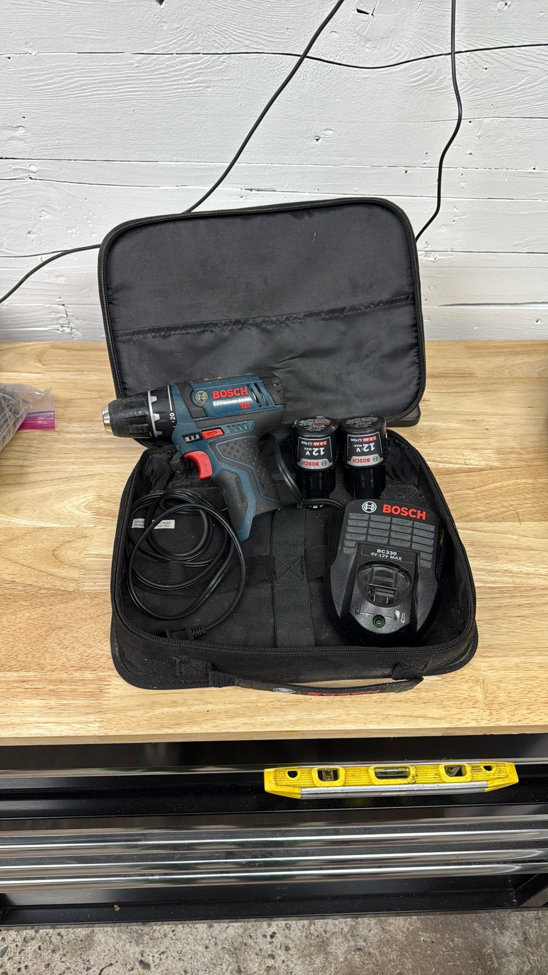Bosch Lithium Ion 12 Volt Drill