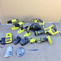 RYOBI 18V 6 Tool Combo Kit