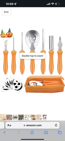  Pumpkin Carving Kit,Halloween Decorations Stainless Steel Pumpkin Carving Tools,Pumpkin Carving Kit for Kids Adults,Carver Tool with Carrying Bag,Fam