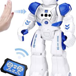 KingsDragon Robots Toy for Kids, RC Gesture Sensing Toy, Interactive Walking Singing Dancing Robot Birthday Gift Presents for Boys Girls Age 3 4 5 7 8