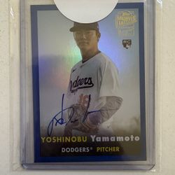 fan favorite autograph premium blue foil yamamoto
