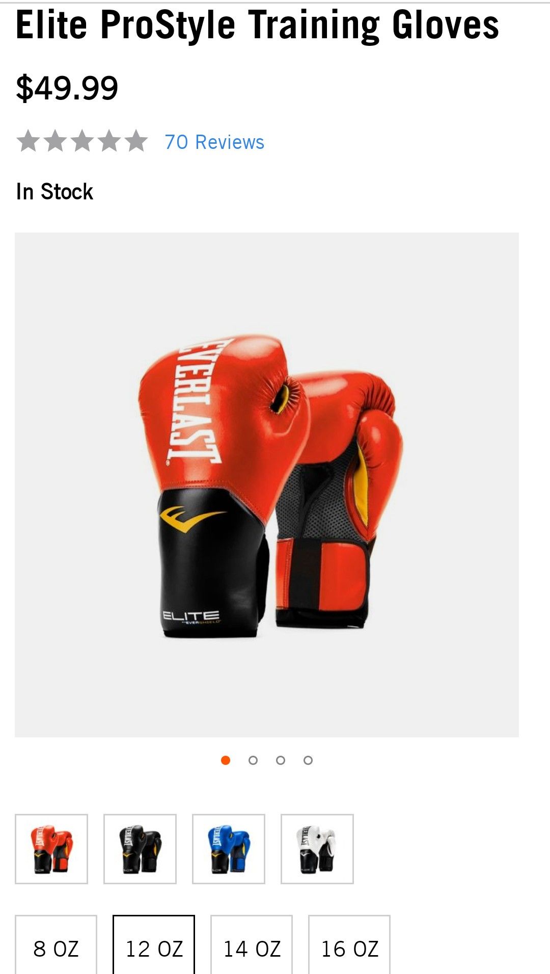 Boxing gloves 12oz