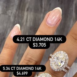 DIAMOND ENGAGEMENT RING 14K GOLD/ANILLO DE BODA