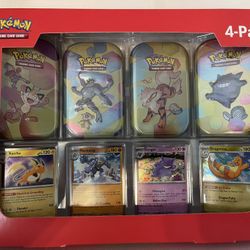 Sam's Club 151 (4 Mini Tins + 4 Promo Cards Bundle) Pokemon