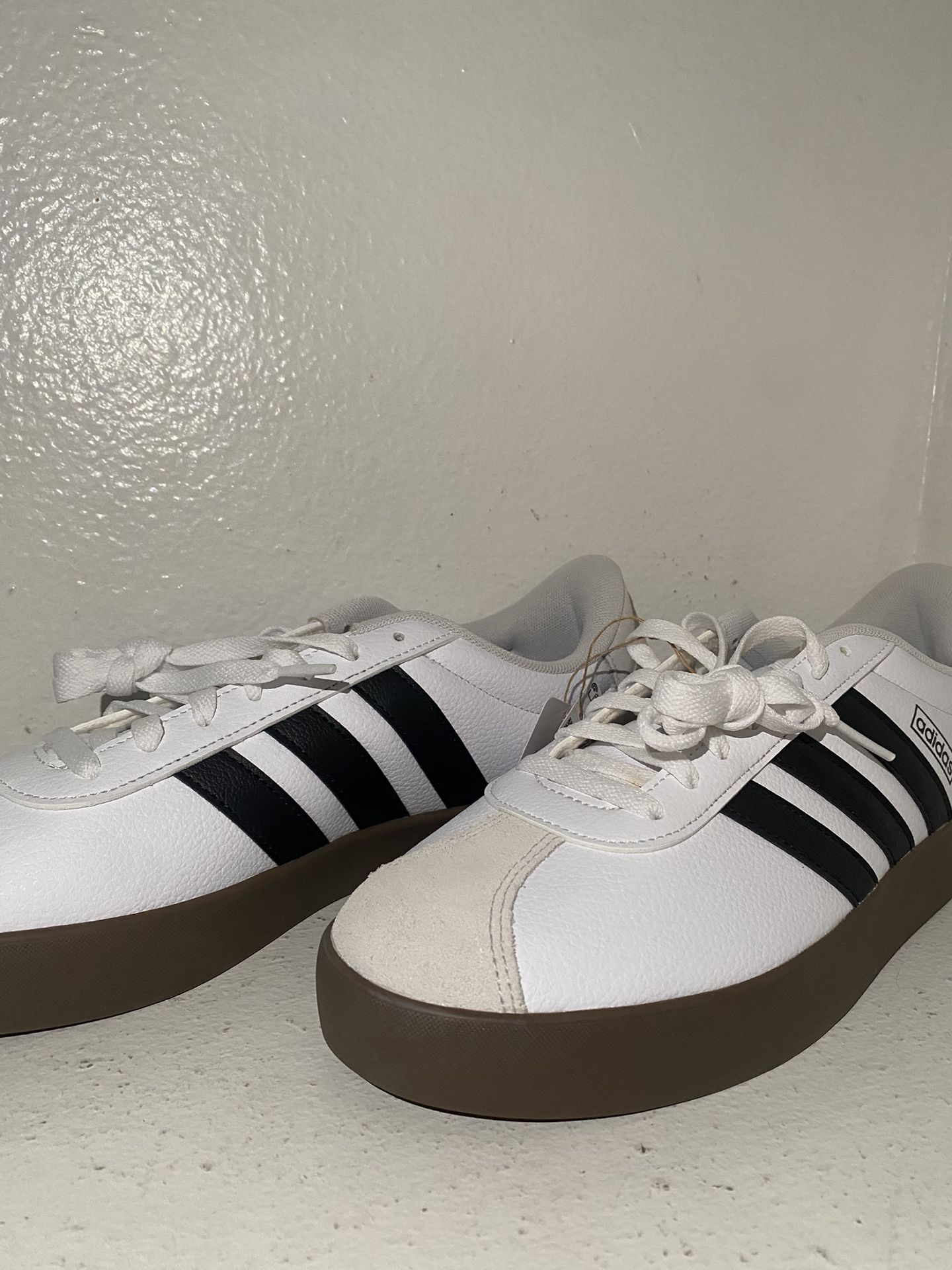 White/Brown Adidas