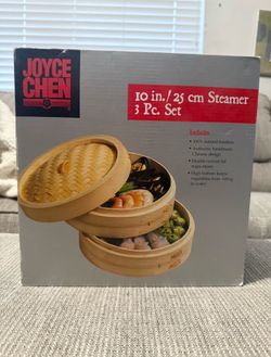 Bamboo food steamer