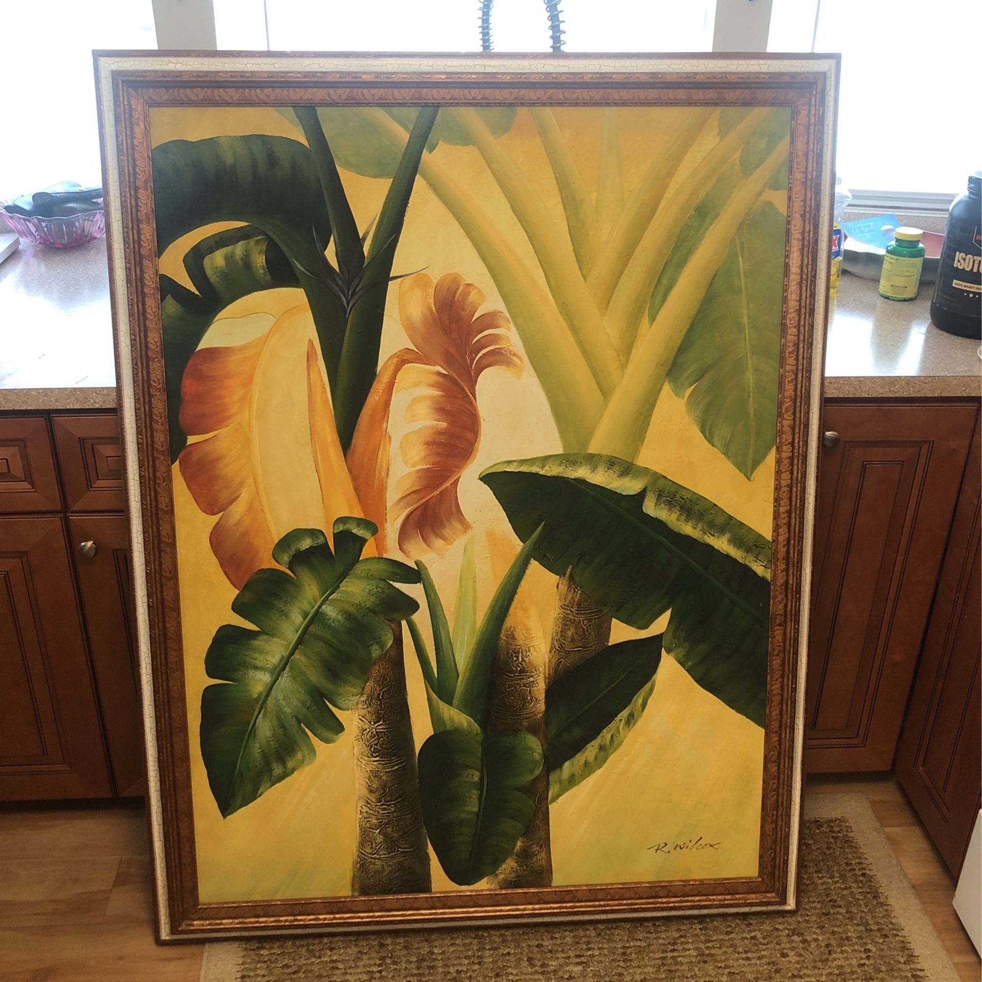 R Wilcox Oil On Canvas Signed