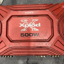 Sony Xplod 500W 4/3 Channel Car Amplifier - Model XM-504Z