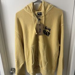Stussy dice zip up hoodie